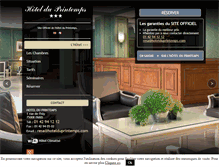 Tablet Screenshot of hotelduprintemps.fr